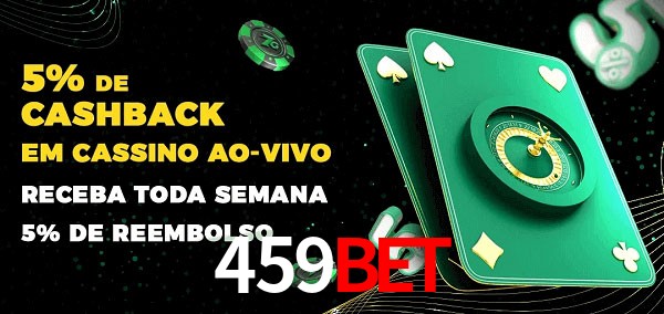 Promoções do cassino ao Vivo 459bet